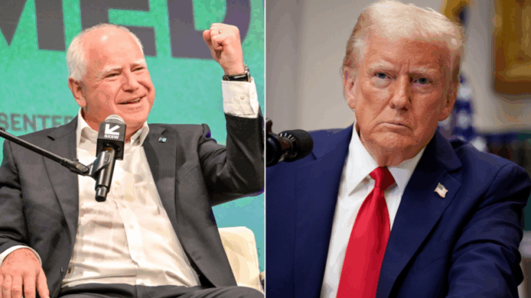 'Sick puppy' Tim Walz should never have been on Dems' 2024 ticket, Trump says