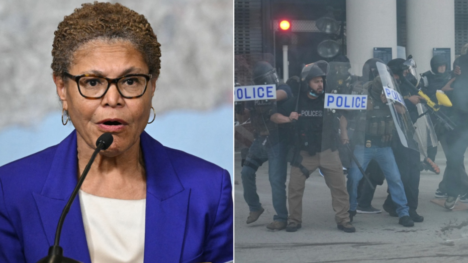 LA Mayor Bass rips Trump, claims city part of 'national experiment' to test federal power amid anti-ICE riots