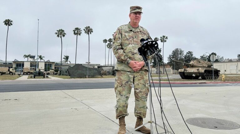 National Guard troops detain anti-ICE protesters in Los Angeles under Trump's orders