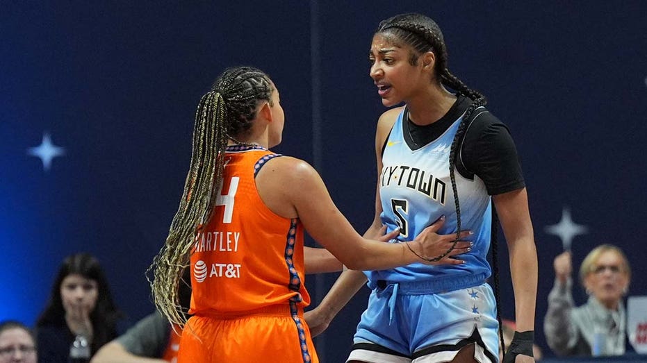Angel Reese shoves Sun player after getting hair pulled going for rebound; secures first triple-double