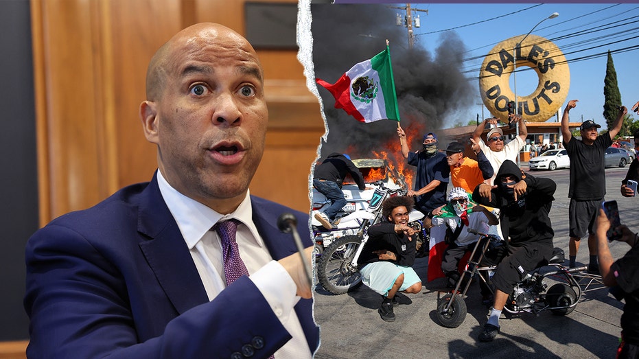 Sen. Cory Booker calls Los Angeles riots 'peaceful,' slams Trump for deploying National Guard