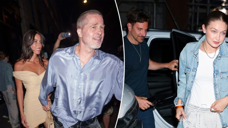 Brad Pitt, Ines de Ramon spotted on double date with Bradley Cooper, Gigi Hadid