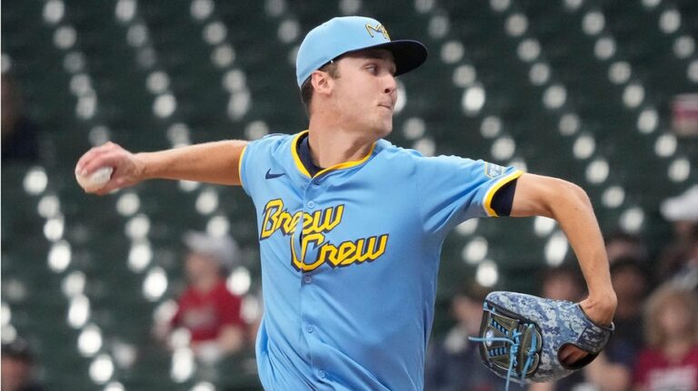 Brewers' 103 mph-throwing prospect Jacob Misiorowski forced to leave no-hit MLB debut