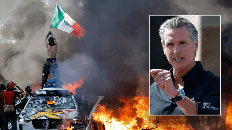 Newsom’s political future 'practically nonexistent' as LA devolves into riots, social media critics predict