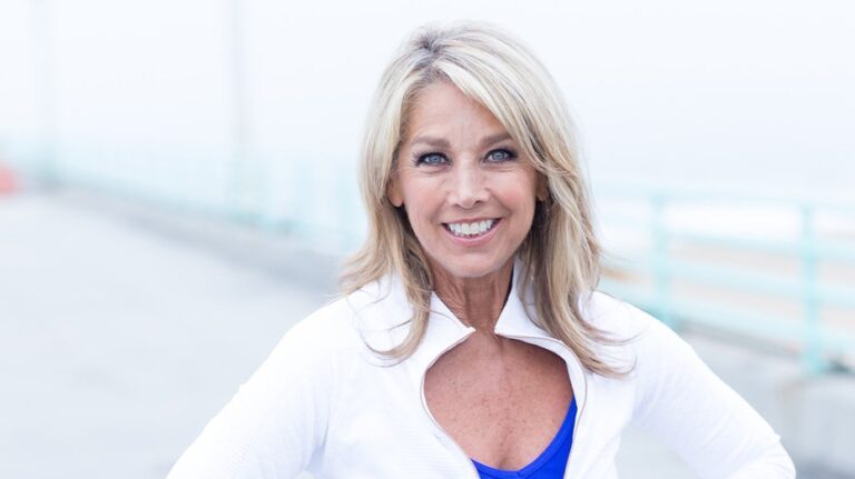 Denise Austin shows off bikini body while vacationing in the south of France