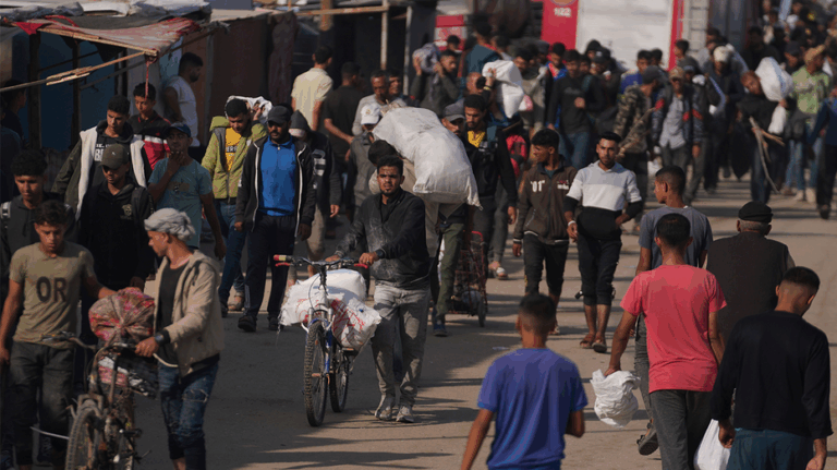 Doubt cast on Hamas-run ministry's claim that dozens killed collecting aid sent by Israel