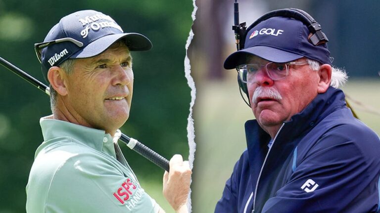 Padraig Harrington clashes with ex-PGA Tour pro Roger Maltbie over golf etiquette at US Senior Open