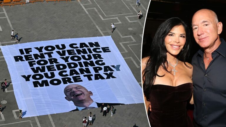 Jeff Bezos, Lauren Sánchez wedding planners fight back against Venice takeover claims