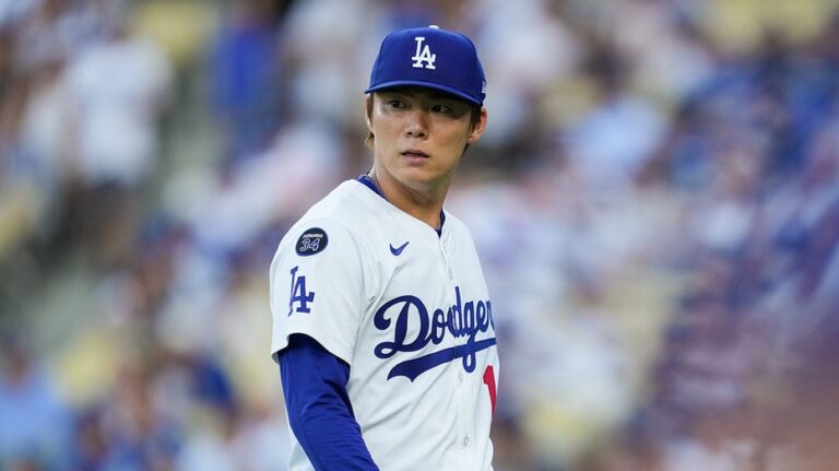 Dodgers' Yoshinobu Yamamoto fails to complete immaculate inning after umpire's controversial call