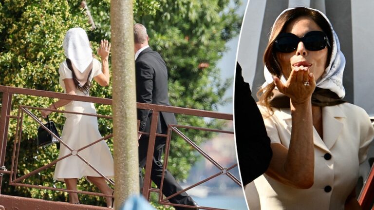 Lauren Sánchez stuns in white ahead of star-studded Venice wedding to Jeff Bezos