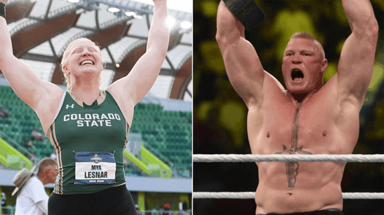 Brock Lesnar's daughter wins NCAA Division I women's shot put championship