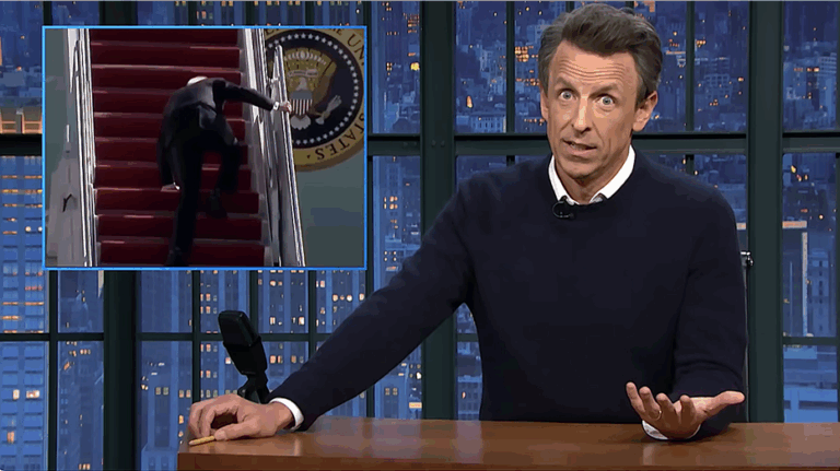 Seth Meyers mocks media frenzy over Biden 'cover-up,' says his age was 'worst-kept secret'