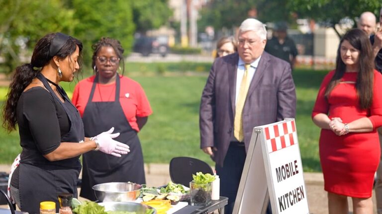 Mobile teaching kitchens roll out in West Virginia to fight state's high obesity rate