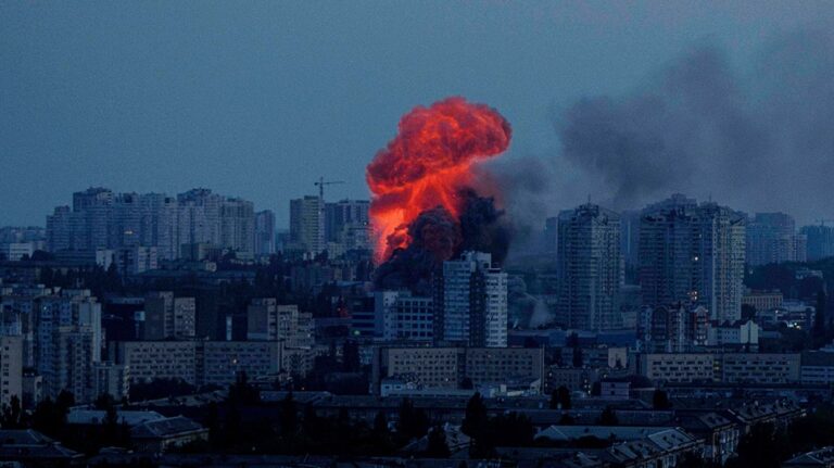 Russia launches biggest drone barrage of the Ukraine war, Kyiv says