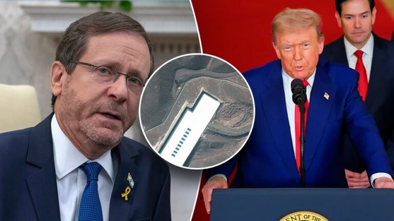Israeli president Isaac Herzog thanks Trump for 'historic' Iran strike