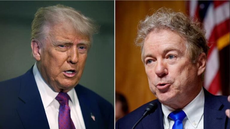 Trump warns Rand Paul he's playing into 'hands of the Democrats' with 'Big, Beautiful Bill' opposition