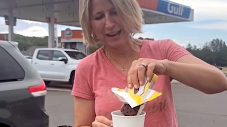 Gas station spin on classic Italian dessert goes viral: 'Road trip luxury'