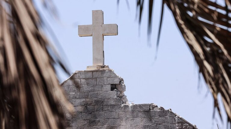 Pope demands ceasefire after Gaza's Catholic church is hit in apparent Israeli strike