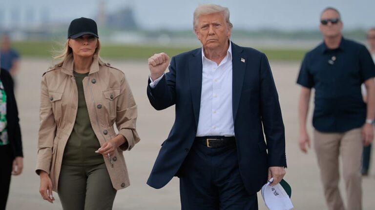 Trump’s visit brings hope and unity after deadly flood, Kerrville residents say