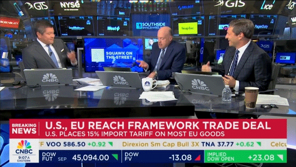 CNBC’s Jim Cramer drops F-bomb live on air while marveling over Trump’s ‘great economy’