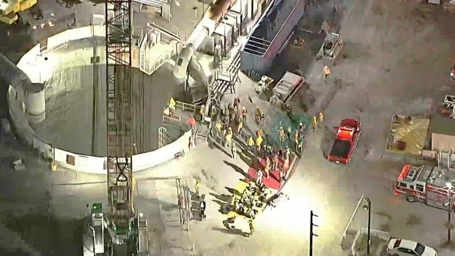 Construction workers reach safety after Los Angeles industrial tunnel partially collapses: ‘Everyone is safe’
