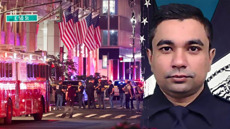 Yankees hold moment of silence before first pitch against Rays in honor of fallen NYPD officer
