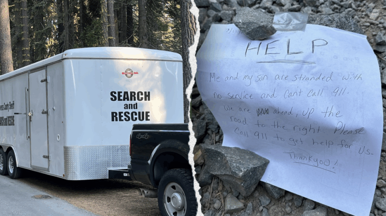 Lost mother's handwritten notes save her and 9-year-old son stranded in remote California wilderness