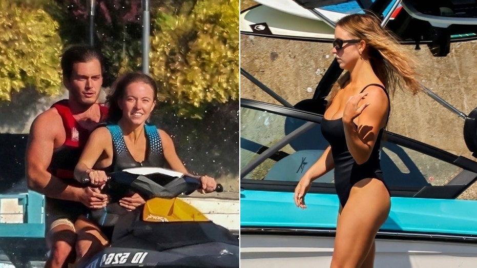 Sydney Sweeney frolics with mystery man as American Eagle drops provocative new ad