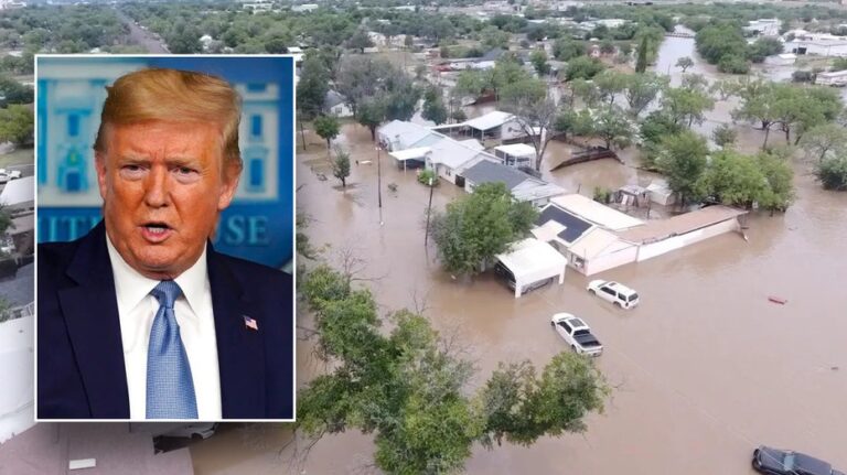 Trump spending cuts, his approach to climate change attacked as catalyst of catastrophic Texas flooding