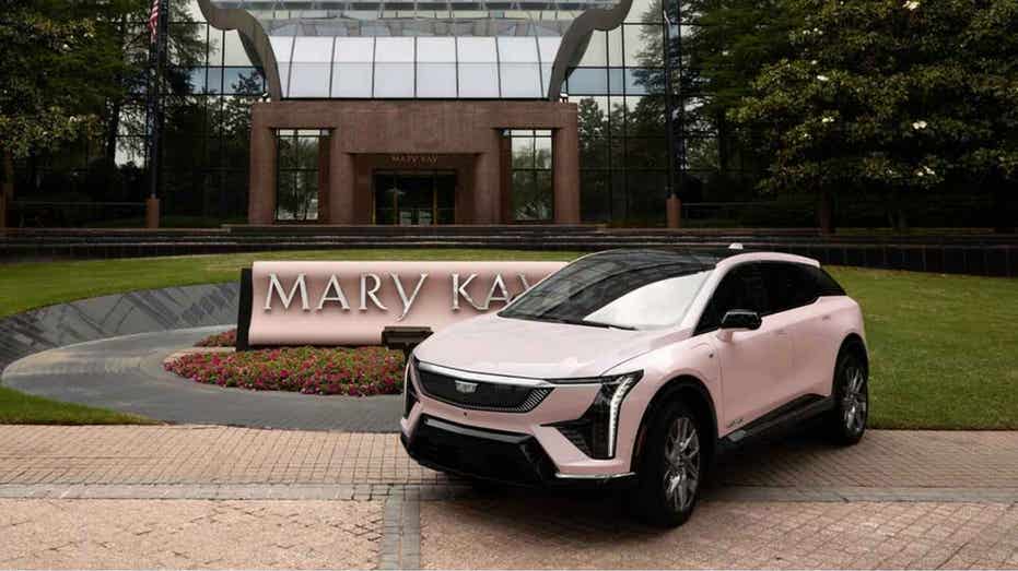 Mary Kay's iconic pink Cadillac shifts to fully electric