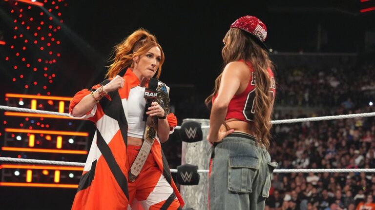 WWE star Becky Lynch pokes fun at Nikki Bella's breakup with John Cena: 'You can't see him anymore'