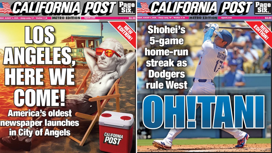 New York Post expands west with California edition planned for early 2026