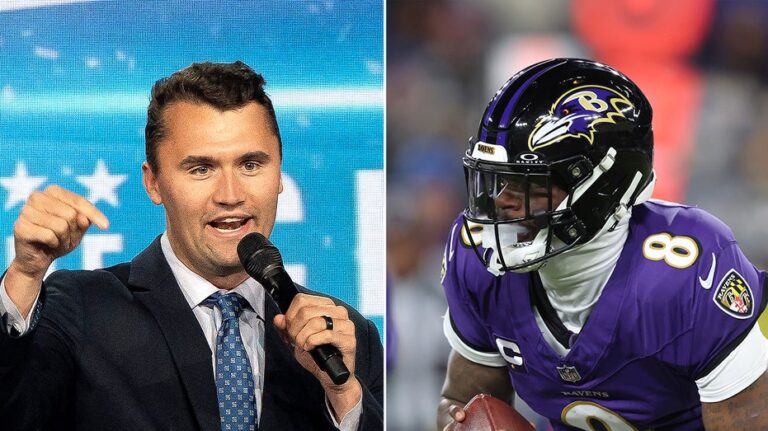 Charlie Kirk applauds Lamar Jackson's 'courage and conviction' after backlash for sharing Christian message