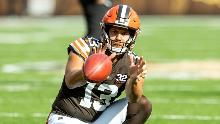 Wife of Browns punter Corey Bojorquez reveals unlikely choice for daughter’s emergency school contact