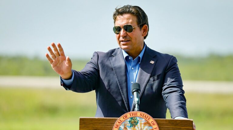 DeSantis fires back after Dem decries Florida's move to ditch LGBT rainbow colors from crosswalk in Orlando