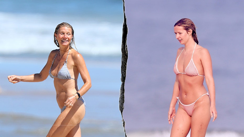 Gwyneth Paltrow's daughter Apple Martin twins with famous mom in Hamptons bikini pics