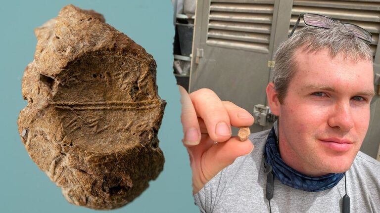 Rare biblical seal with ancient fingerprint found in debris from Jerusalem's Temple Mount