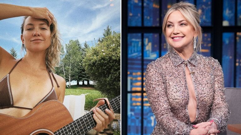 Kate Hudson rocks bikini on adventure getaway with family in Colorado