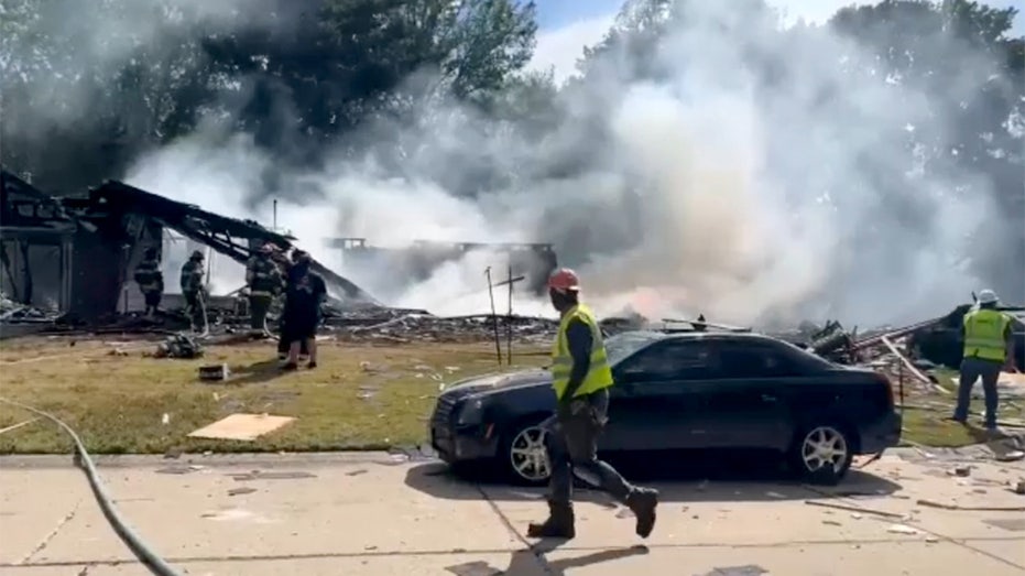 Video captures devastating aftermath of St. Louis County home explosion that left teen critically injured