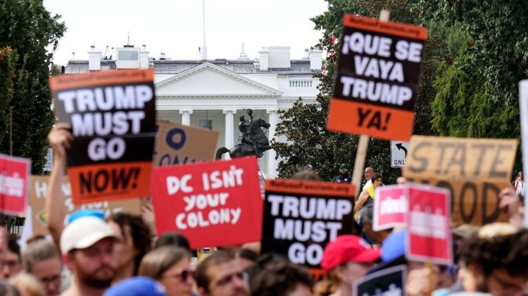 DC paid protester requests surge 400% amid Trump’s federal takeover of city police: crowd company