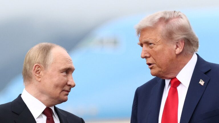 Trump says he 'won't be happy' if Putin does not agree to a ceasefire in Ukraine during Alaska summit