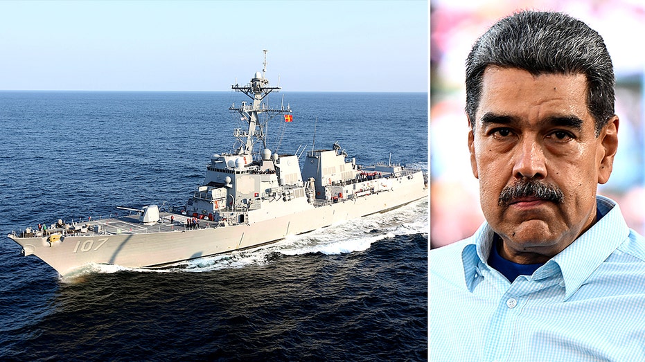 U.S. warships to patrol international waters around Venezuela as Trump vows to stop cartels