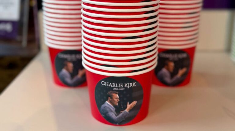 Frozen yogurt business pays tribute to 'martyr' Charlie Kirk as product flies 'off the shelves'