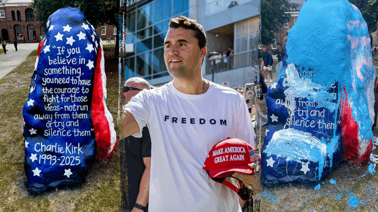 University's Charlie Kirk tribute defaced as students hurl insults at his supporters: 'Lost souls'