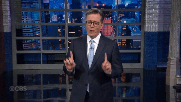 Stephen Colbert's audience boos after host declares Trump is 'very much alive'