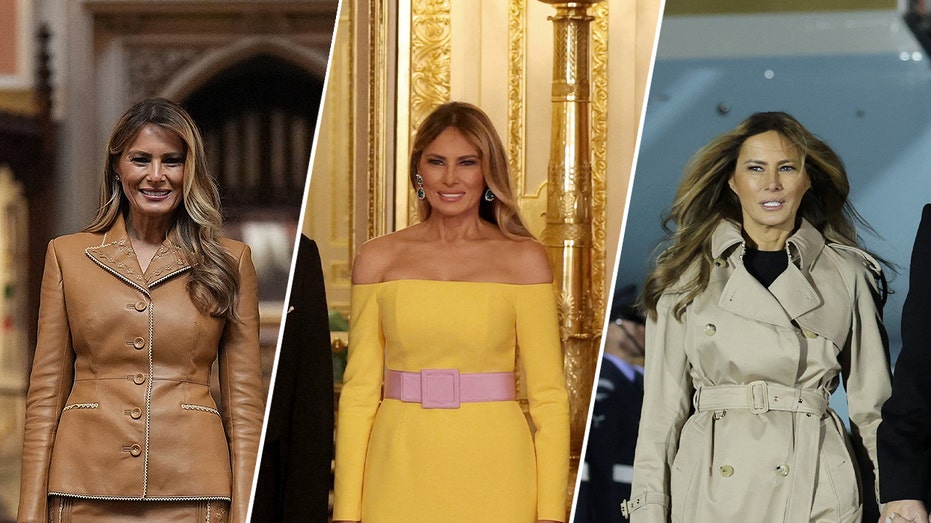 Melania Trump turns heads with luxury fashion choices during two-day England state visit