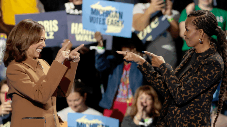 Kamala Harris mentions Michelle Obama only three times in 300-page book. Here's what she said