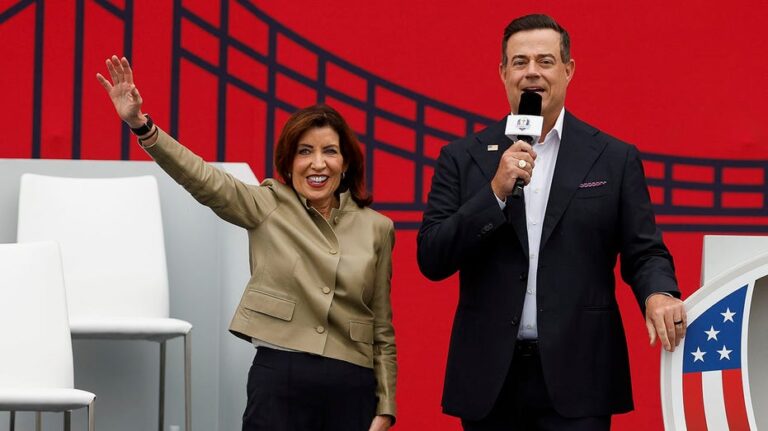 Hochul hears loud boos from Ryder Cup fans at Bethpage Black
