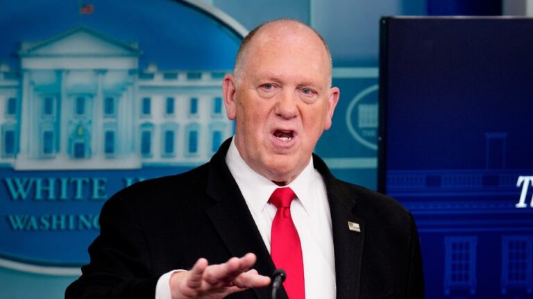 Border czar Tom Homan vows crackdown on protest violence, says funders will face prosecution