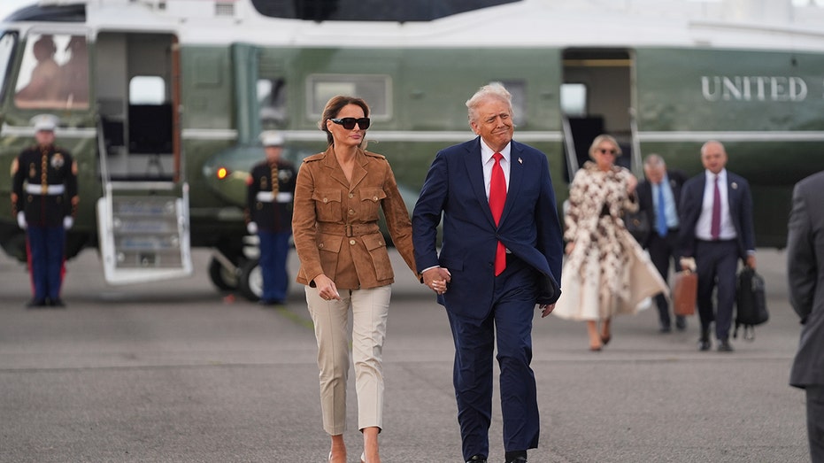 Man arrested for allegedly pointing laser at Marine One helicopter carrying President Trump near White House